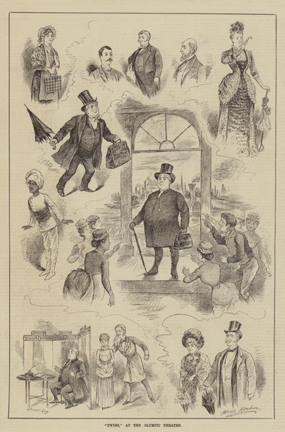 Jumeaux, au Théâtre Olympique - Horace Morehen